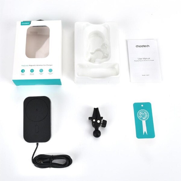 Choetech T200-F-102BK MagLeap Magnetic Wireless Car Charger 1.5M