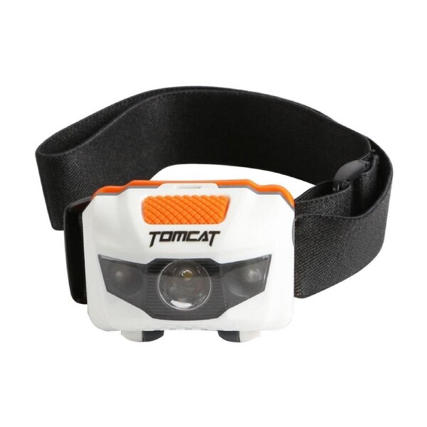 Tomcat 1 Watt Headlamp Super Light Adjustable Head Torch Black