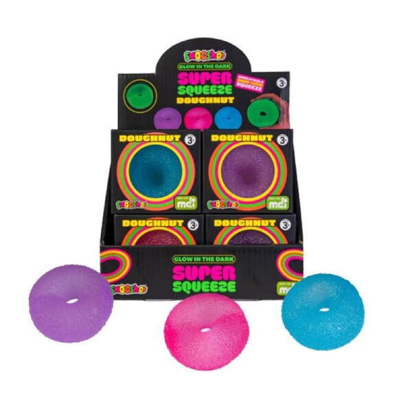 Smooshos Super Squeeze Doughnut Glow in the Dark