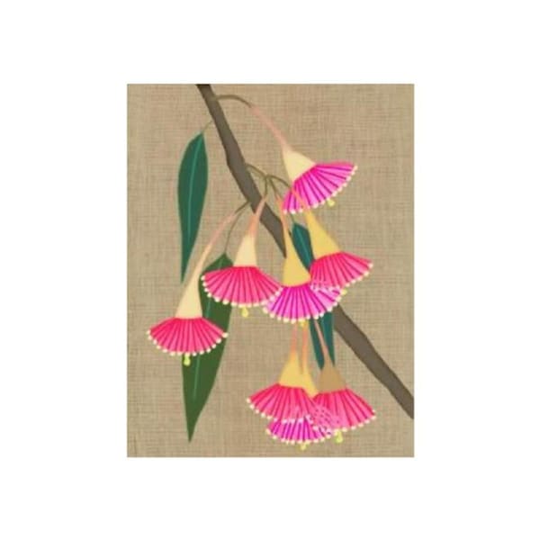 Gillian Mary Eucalyptus Floral Design Mini Card 8x10cm