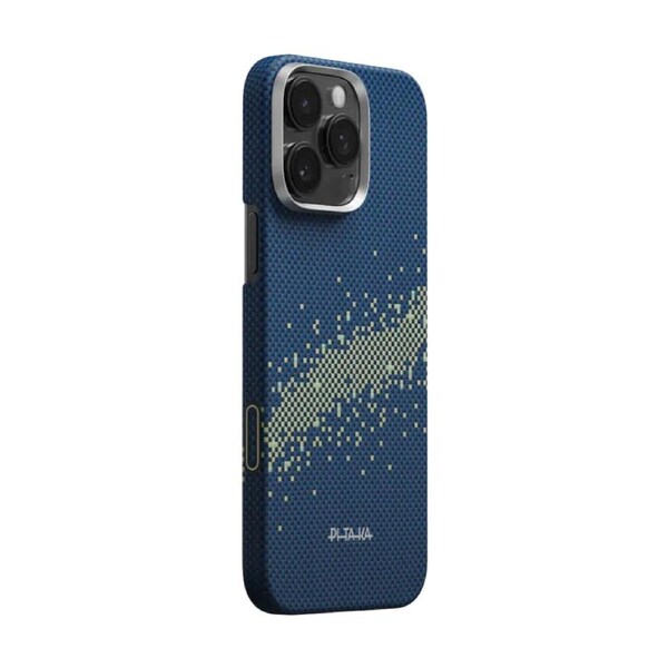 PITAKA Aramid Fibre Ultra-Slim Case for iPhone 16 Pro Max Milky Way Galaxy