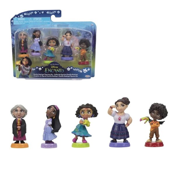 Encanto Figurine 5 Pack Collectible Mirabel Antonio Isabela Luisa Alma Ages 3 +
