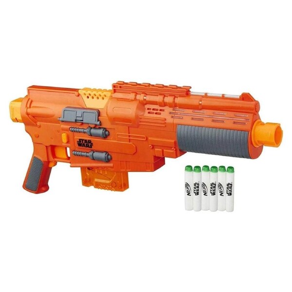 Star Wars Rogue One Jyn Erso Blaster GlowStrike 6 Darts Motorized