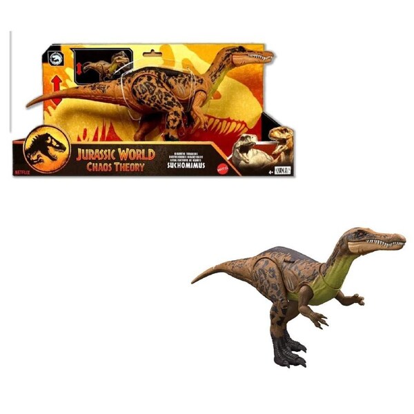 Jurassic World Chaos Theory Suchomimus Dinosaur Figure Tail Chomp Battle Play 4+