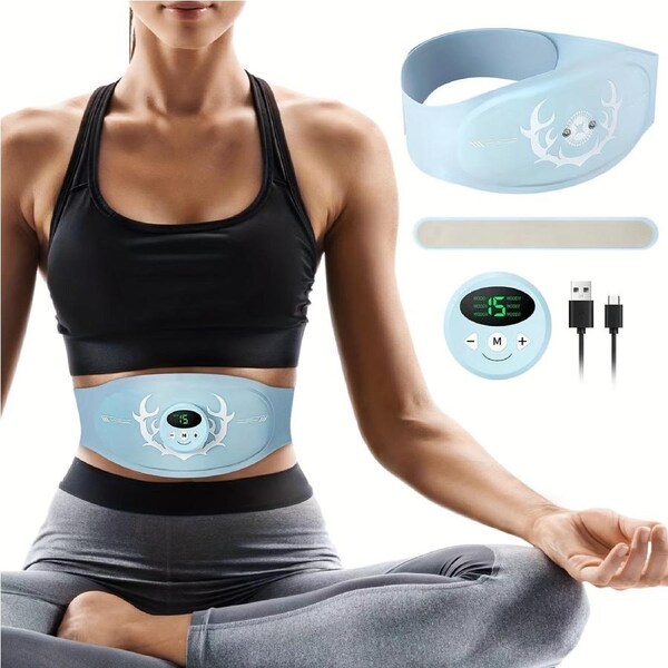 Abdominal Muscle Trainer - Fitness Belt(Blue)