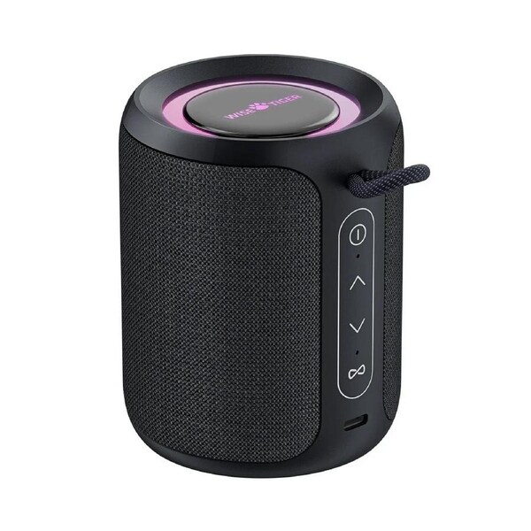 Outdoor Bluetooth Speaker Waterproof With Bass Boost (Black)