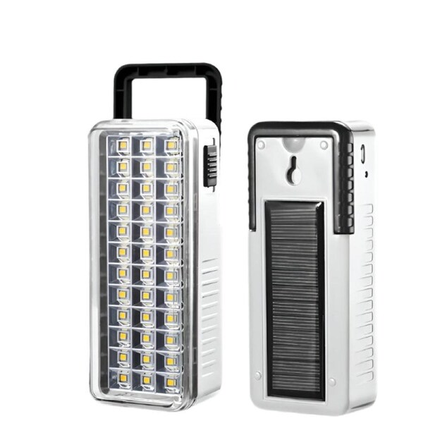 Solar Rechargeable LED Lantern with USB Charging