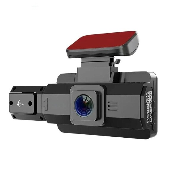 2K 1440P WiFi Dual Lens Dash Cam with Night Vision Black