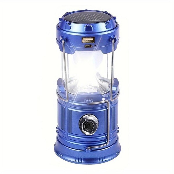 Multi-Functional Solar Handheld Camping Light LED Flashlight