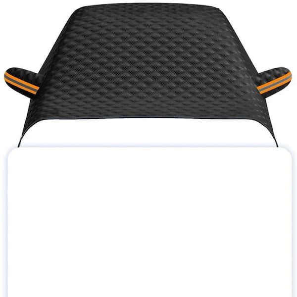Magnetic Car Snow & Ice Protector All Season Windshield Cover Black