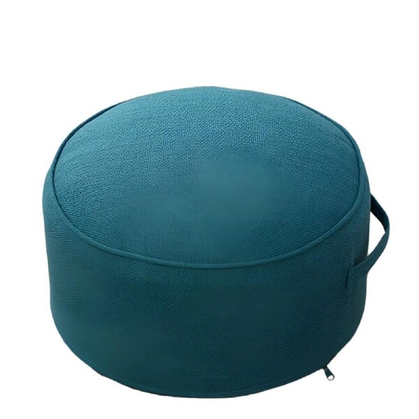 Thicken Linen Round Pouf Ottoman