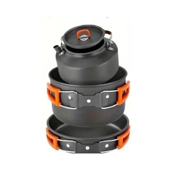 Outdoor Camping Cookware Set with Storage Bag