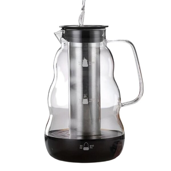 Glass Coffee Maker with Stainless Filter