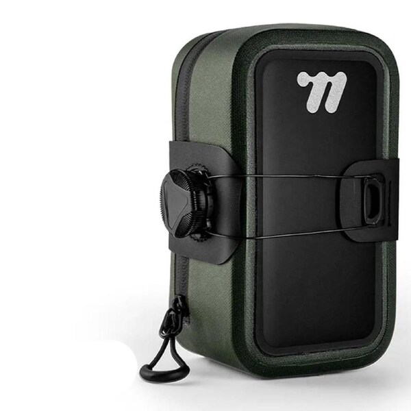 0.5L Seamless Waterproof Mini Bicycle Saddle Bag 600D TPU Green