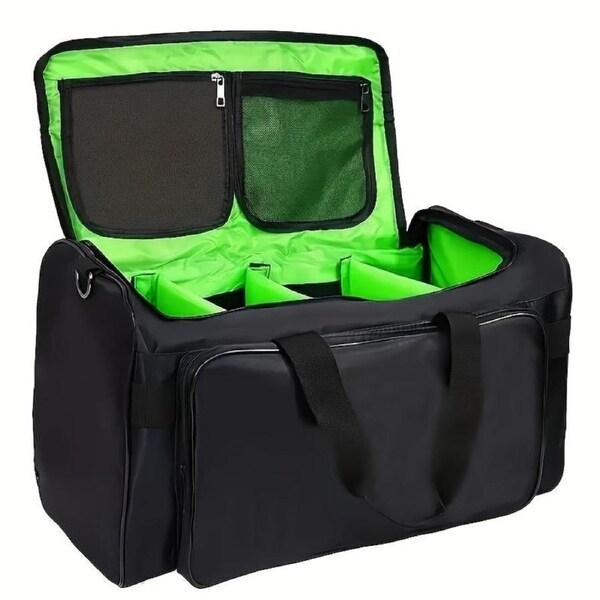 Basketball Duffel Bag with Black Neon Green Sports
