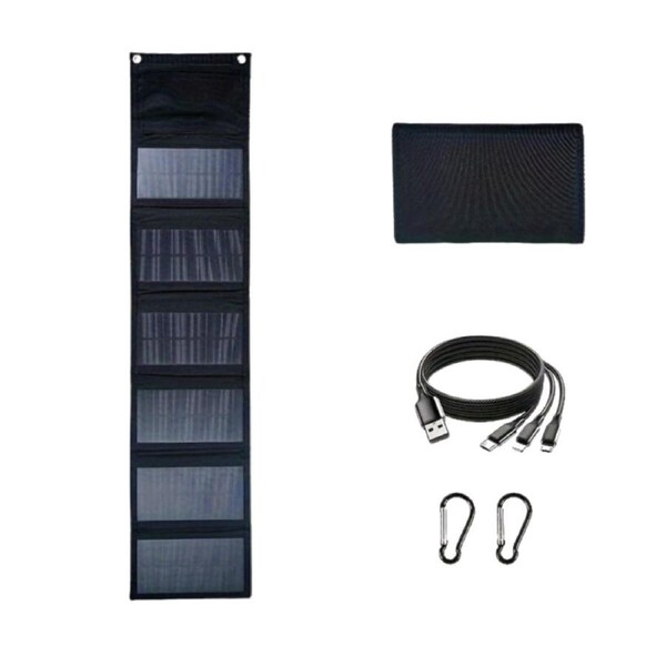 Foldable 60W Portable Solar Charging Panel