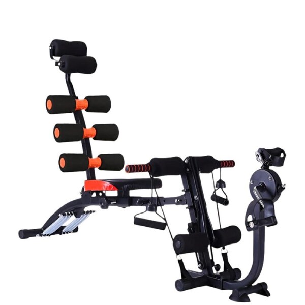 6-in-1 Home Gym Ab Crunch Leg Bench