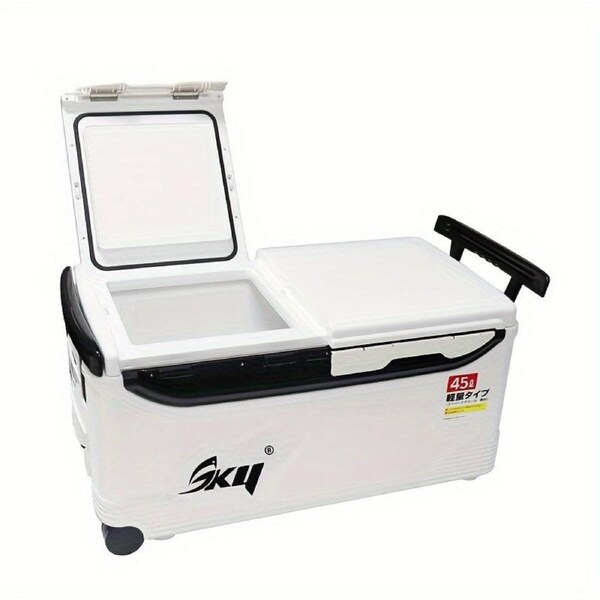 Insulated Outdoor Cooler with Wheels & Locks