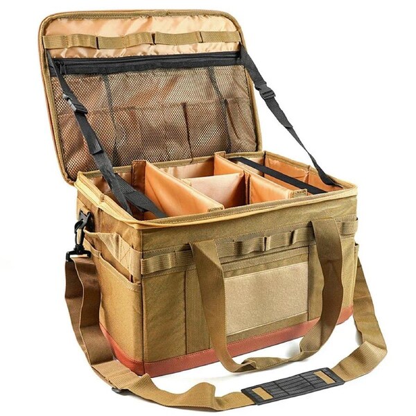 30L Camping Organizer Storage Bag Khaki