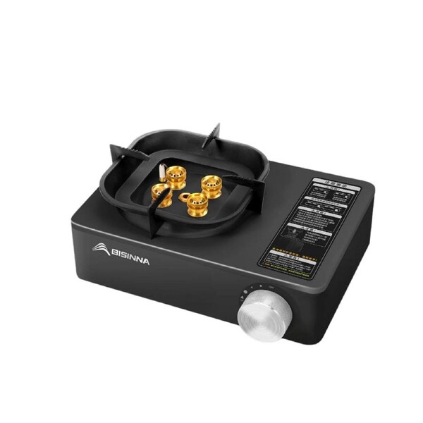 5800W Camping Gas Stove Overvoltage Protection Black