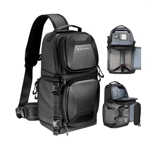 10L Hardshell Camera Sling Bag Grey