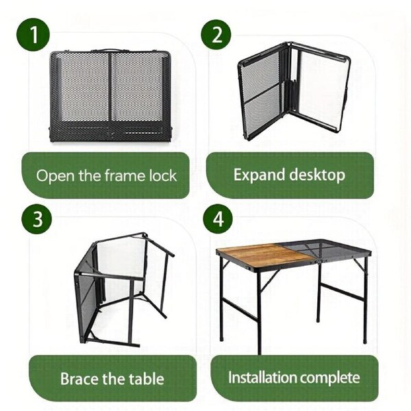 Picnic Table with Aluminum Hardwood