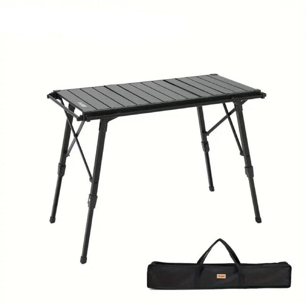 Portable Aluminum Camping Table Adjustable Height