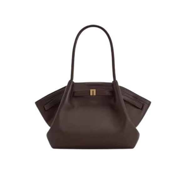 Women's Canvas Brown Mini Crossbody Shoulder Bag (Dark Brown)