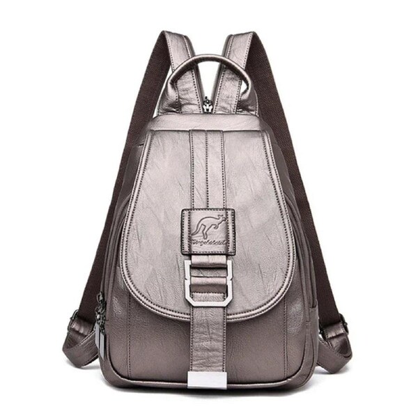 Travel Backpack Women Shoulder School Bag (Bronze)