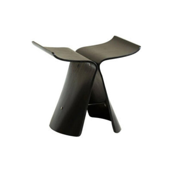 Stool Ins Danish Butterfly Chair Stool(Black)