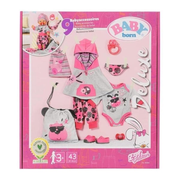 Baby Born Deluxe First Arrival 43cm Doll Clothes Set