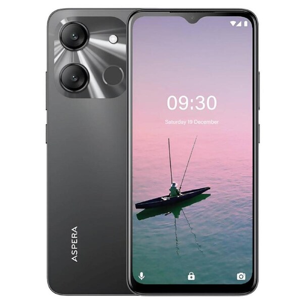 Aspera Nitro 2 (Dual Sim, 6.6-inch, 3GB RAM+64GB Storage) - Black