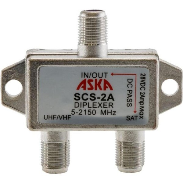Satellite And Fta Diplexer F' Type Free To Air Combiner
