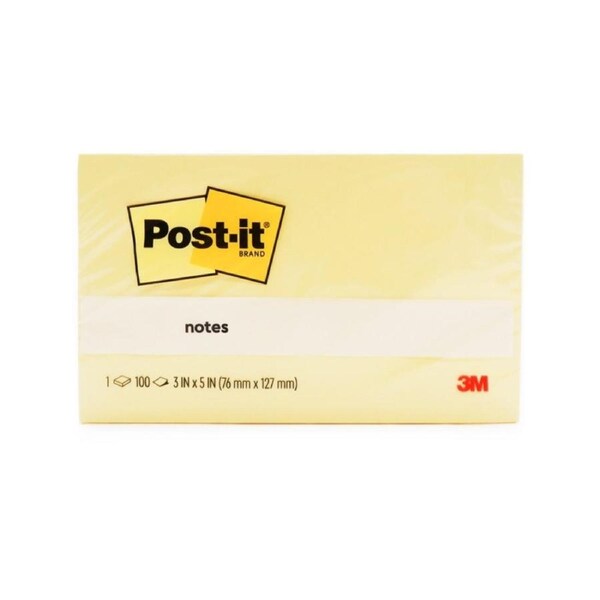 P-I Note 655 Ylw 76X127 Pk12