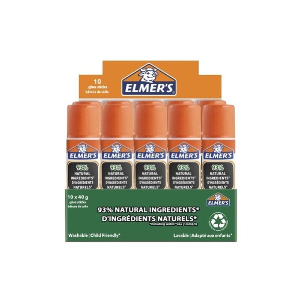 Elmers Eco Glue Stick 40g Bx10