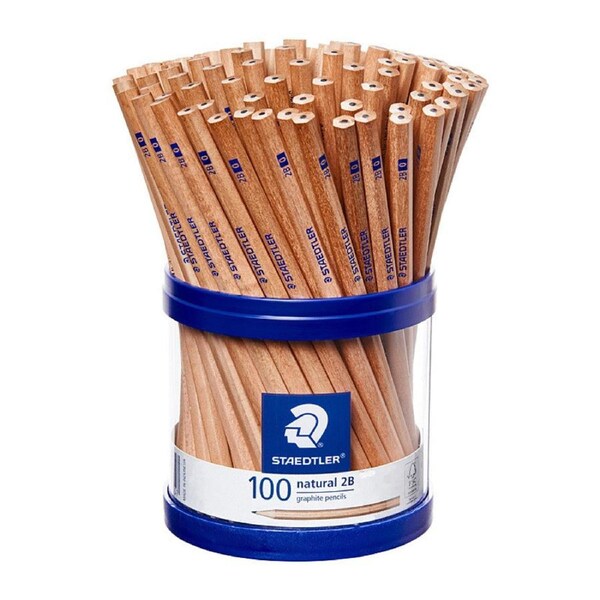 Staedtler Nat Penc 2B Bx100