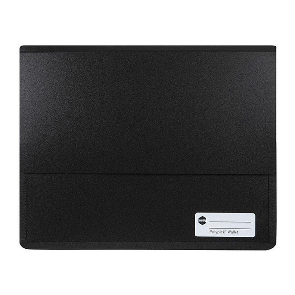 Mbg Wallet A4 H/D Polypick Blk