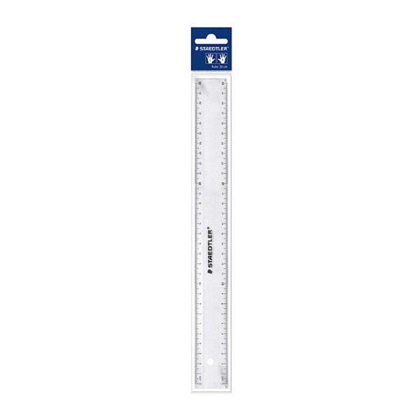 Staed Ruler 30cm Transp Bx20