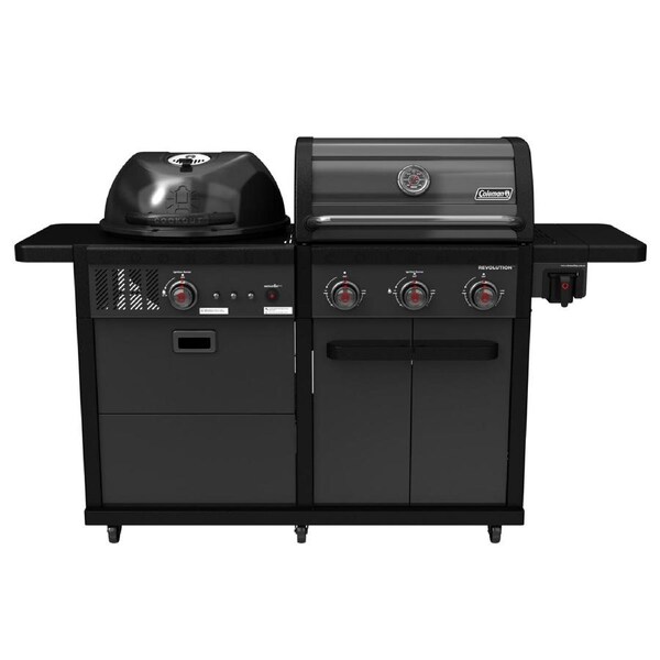 Coleman Revolution Dual Fuel BBQ - Black Matte