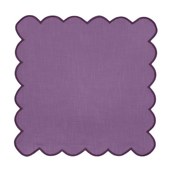 4pc J.Elliot Home Sally Napkins Tableware 45x45x0.2cm Purple