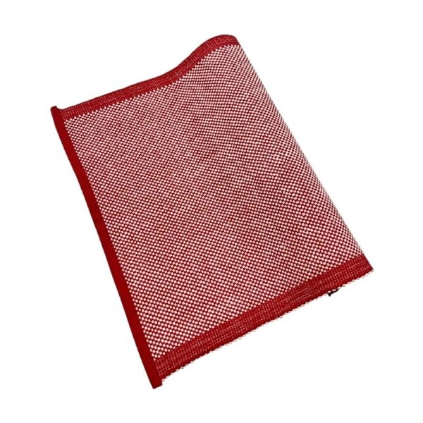 J.Elliot Home 100% Cotton Heureuse Table Runner 180x40x0.2cm Red