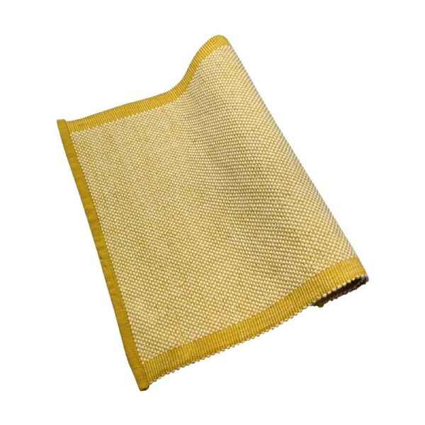 J.Elliot Home 100% Cotton Heureuse Table Runner 180x40x0.2cm Yellow