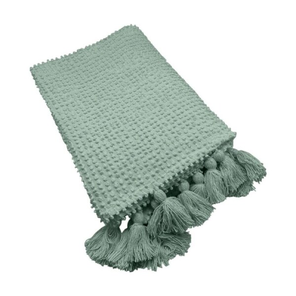 J.Elliot Home Luna Throw Household Decoration 130x170x1cm Soft Green