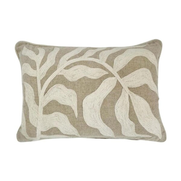 J.Elliot Home Aurelia Cushion Pillow Household Decoration 35x55x0.7cm Ivory