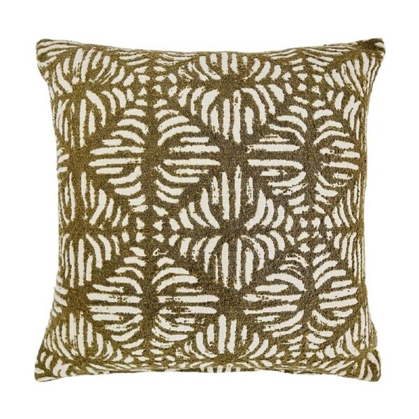 J.Elliot Home Zola Cushion Pillow Household Decoration 50x50x0.5cm Olive