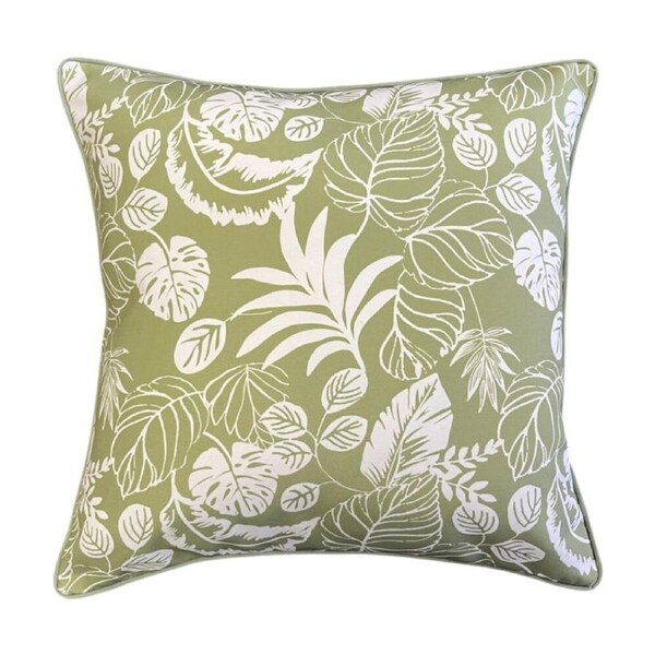 J.Elliot Home Tiana Outdoor Cushion Pillow Household Decor 50x50x12cm Olive