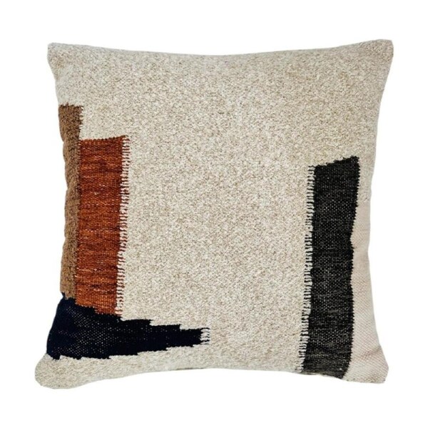 J.Elliot Home Zuri Cushion Pillow Household Decor 50x50x0.5cm Natural & Brown