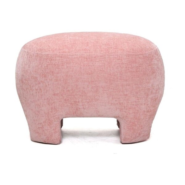 J.Elliot Home The Ceylon Ottoman Furniture 53x41x38cm Peach Rose