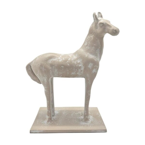 J.Elliot Home Mara Horse Sculpture House Decoration 18x10x22cm Whitewash