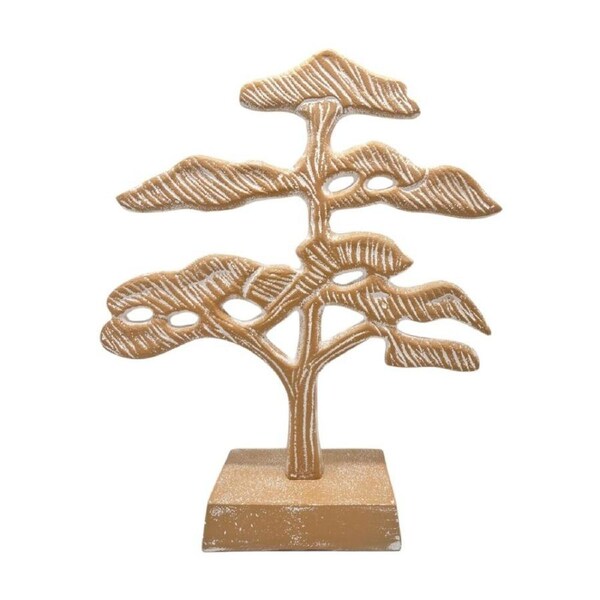 J.Elliot Home Mara Tree of Life Sculpture Decoration 28x9x34cm Terracotta